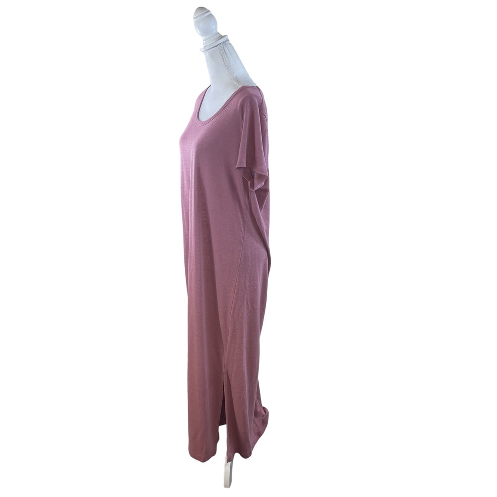 Old Navy Pink Linen Blend Scoop Neck Maxi Dress - Size XL - EUC - Picture 2 of 9